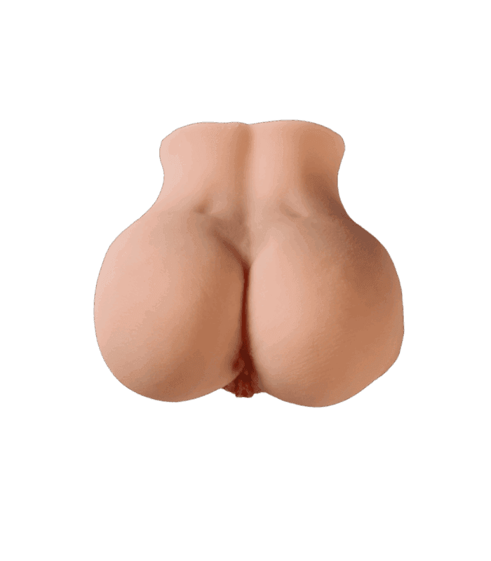 2 Girişli Yeva Gerçek Ten Dokusunda Mastürbatör Titreşimli 1.1KG - Görsel 3