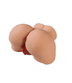 2 Girişli Yeva Gerçek Ten Dokusunda Mastürbatör Titreşimli 1.1KG - Görsel 6
