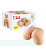 2 Girişli Asya Gerçek Ten Dokusunda Mastürbatör Usb Şarjlı Sesli Titreşimli 7.6KG