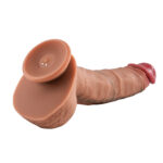 Olivia Titreşimli Realistik Dildo – %100 Silikon, Kumandalı, 29 cm Çift Katmanlı Vibratör - Görsel 5