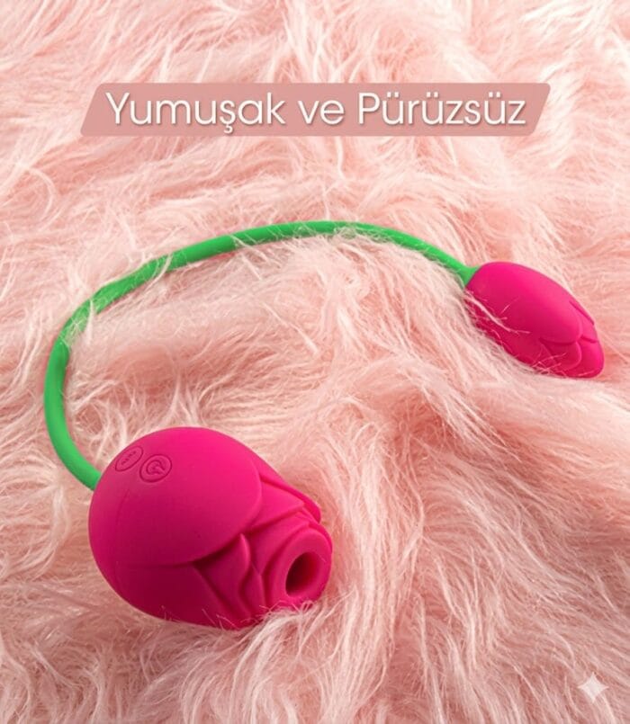 Rose 10 Fonksiyonlu Gül Başlıklı Gnokta Uyarıcı Giyilebilir Vibratör - Image 6