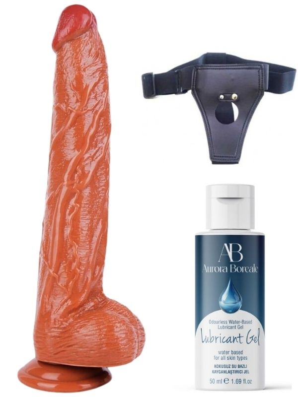 censan-belden-baglamali-kayganlastirici-set-noctis-32cm-melez-dildo-no6-974156-1 Censan Belden Bağlamalı Kayganlaştırıcı Set Noctis 32cm Melez Dildo No:6 - Görsel 1