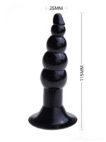 Censan Boğumlu Anal Plug Karışık Renklerde 11 cm - Görsel 4