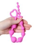 Censan Long Sweety anal Zinciri silikon pembe 34 cm 2,7 cm - Görsel 3