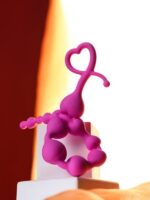 Censan Long Sweety anal Zinciri silikon pembe 34 cm 2,7 cm - Görsel 4