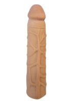 Gerçekçi Melez Penis Kılıfı Et Dokusunda 17 cm