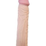 Gerçekçi Penis Kılıfı Et Dokusunda 19 cm