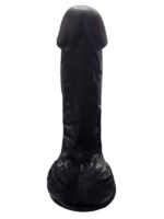 Gerçekçi Testisli Siyah Dildo 19 cm - Image 4
