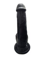 Gerçekçi Testisli Siyah Dildo 19 cm - Image 5
