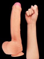 11 İnç Dual Layer Platinum Silicone Cock - Görsel 2