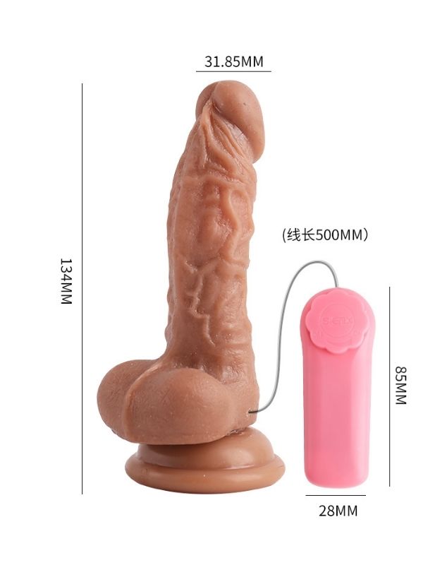 gizlipaketim-134-cm-kablolu-kumandali-dildo-vibrator-1585628-1 13.4 Cm Kablolu Kumandalı Dildo Vibratör - Görsel 1
