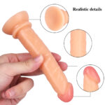 15CM Testissiz Gerçekçi Anal Dildo - Görsel 4