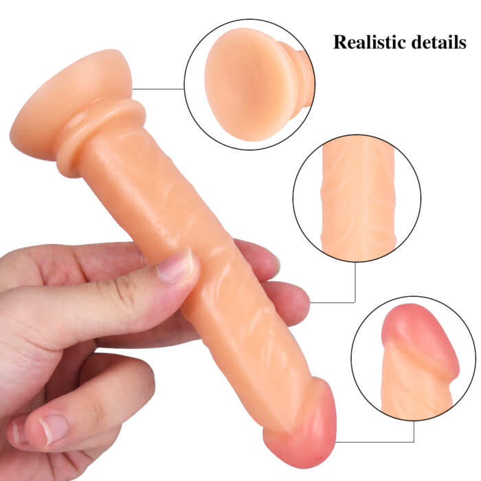 15CM Testissiz Gerçekçi Anal Dildo - Görsel 4