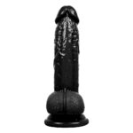19CM Gerçekçi Siyah Dildo Yapay Penis - Görsel 2