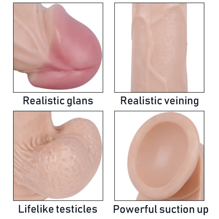20CM Gerçekçi Dildo Penis - Görsel 5