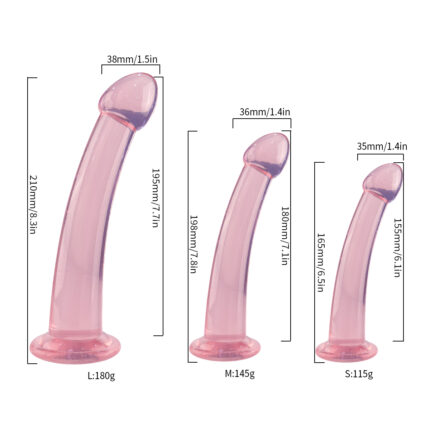 3'lü Yumuşak Dokuda Anal Jel Dildo Set - Image 5