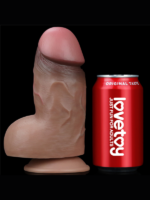 7.0 İnç Dual Layered Platinum Silicone Cock - Görsel 4