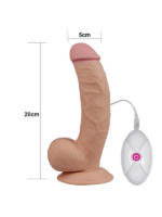 8.5 İnç The Ultra Soft Dude Vibrating Realistik Vibratör - Image 4