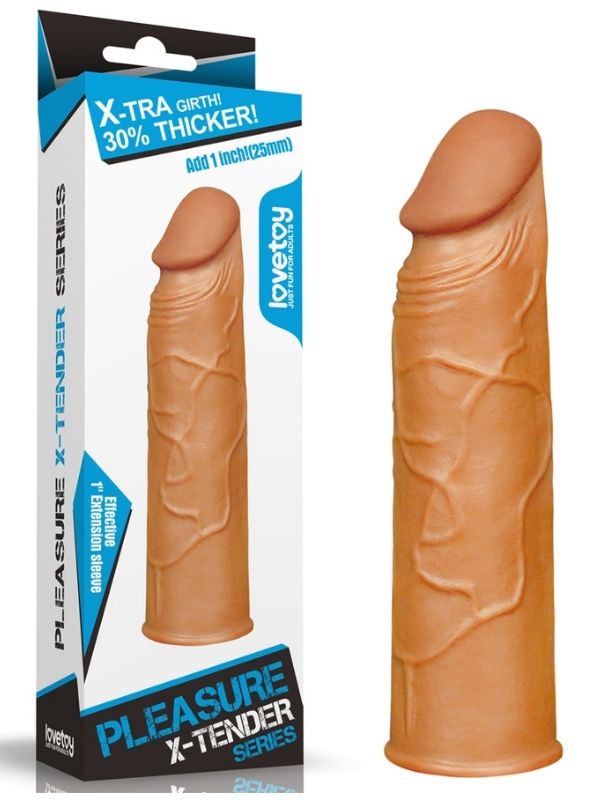 gizlipaketim-add-1-pleasure-x-tender-penis-sleeve-brown-1126634-1 Add 1" Pleasure X Tender Penis Sleeve Brown - Görsel 1