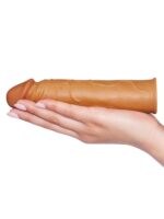 Add 1" Pleasure X Tender Penis Sleeve Brown - Görsel 5