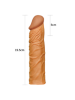 Add 2" Pleasure X Tender Penis Sleeve Brown - Görsel 3