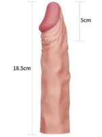 Add 2" Pleasure X Tender Penis Sleeve Flesh - Görsel 2