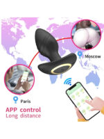 Big Boat Anchor Swing – Telefon Kontrollü Titreşimli Anal Plug (Siyah) - Görsel 5
