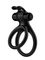 Çift Halkalı Manyetik Şarjlı Penis ve Testis Halkası – Klitoris Uyarıcılı, Suya Dayanıklı, Çiftler İçin Tasarlanmış Titreşimli Model - Image 3