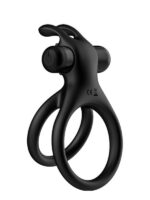 Çift Halkalı Manyetik Şarjlı Penis ve Testis Halkası – Klitoris Uyarıcılı, Suya Dayanıklı, Çiftler İçin Tasarlanmış Titreşimli Model - Image 5