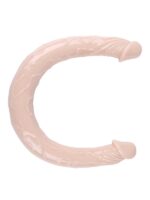 Çift Taraflı Esnek Dildo 40 cm – Gerçekçi Dokulu Ten Renk