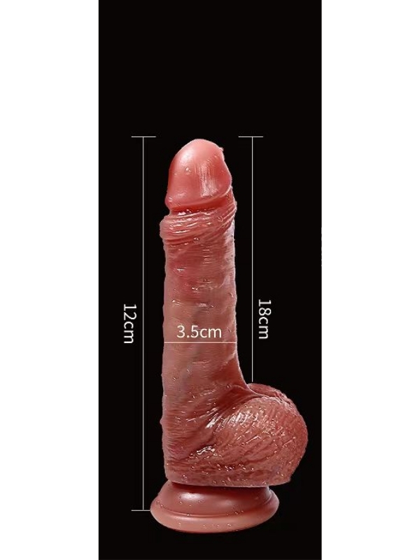 gizlipaketim-gercekci-tasarimli-vakum-tabanli-silikon-masaj-cihazi-18-cm-1590621-1 Gerçekçi Tasarımlı Vakum Tabanlı Silikon Masaj Cihazı 18 cm - Image 1