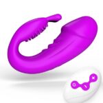 Kablosuz Kumandalı Şarjlı 2 in 1 Giyilebilir Rabbit Mini Vibratör