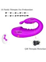 Kablosuz Kumandalı Şarjlı 2 in 1 Giyilebilir Rabbit Mini Vibratör - Görsel 3