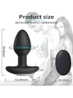 Kablosuz Uzaktan Kumandalı Titreşimli Anal Plug - Görsel 2