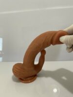 Kılitoris Uyarımlı Çift Katmanlı Premium Dildo - Görsel 2