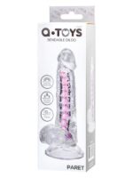 Paret Kıkırdaklı Jel Dildo 18 cm - Görsel 3