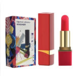 Ruj Şeklinde Mini Vibratör – 10 Mod, Şarjlı, Gizli Tasarım, Güçlü Titreşim