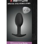 Special Anal Stimulation İçi Ağırlıklı Top Olan Anal Plug Tıkaç