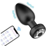 Telefon Kontrollü Titreşimli Anal plug 1