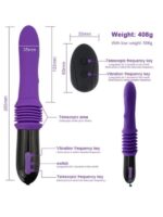 Telescopic Uzaktan Kumandalı Seks Makinesi Vibratörü - Görsel 4