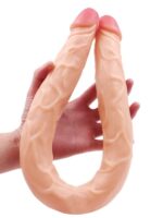 Ten Rengi 55 cm Çift Taraflı Dildo Model No:1034 - Görsel 4