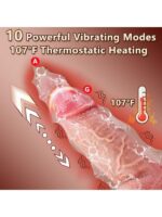 Thrusting Huge Thick Dildo Vibratör 21 Cm - Görsel 2