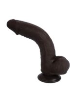 Ultra Gerçekçi 24 Cm Brown Melez Kıkırdaklı Dildo - Image 3