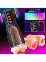 Uoffile Erkek Mastürbatörü – 3 Değiştirilebilir Kılıf, 9 Emiş & 9 Titreşim Modu - Image 5