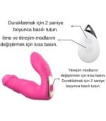 Premium Uzaktan Kumandalı Vibratör Çift Motorlu İtme ve Titreşim Etkili %Silikon - Görsel 2