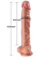Jihad Knight Uzaktan Kumandalı Şarjlı Realistik Penis Döner Başlı 25.5 cm - Image 2