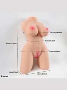 L-Join Gerçekçi 4 Kg Yarım Vücut Vajina Mastürbatör - Görsel 2