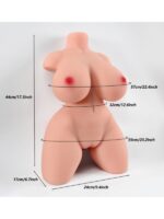 L-Join Gerçekçi 44 Cm Yarım Vücut Vajina Mastürbatör - Image 2