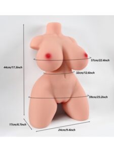 L-Join Gerçekçi 44 Cm Yarım Vücut Vajina Mastürbatör - Image 2