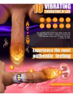 L-Join Gerçekçi İleri Geri Haraketli Titreşimli 5 Kg Kalça Vajina Dildo Mastürbatör - Image 4